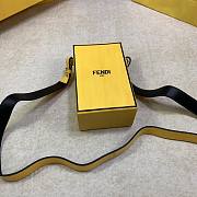 FENDI | Vertical Box Yellow Bag - 8BT339 - 10.5x17x 7cm - 3