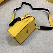 FENDI | Vertical Box Yellow Bag - 8BT339 - 10.5x17x 7cm - 2
