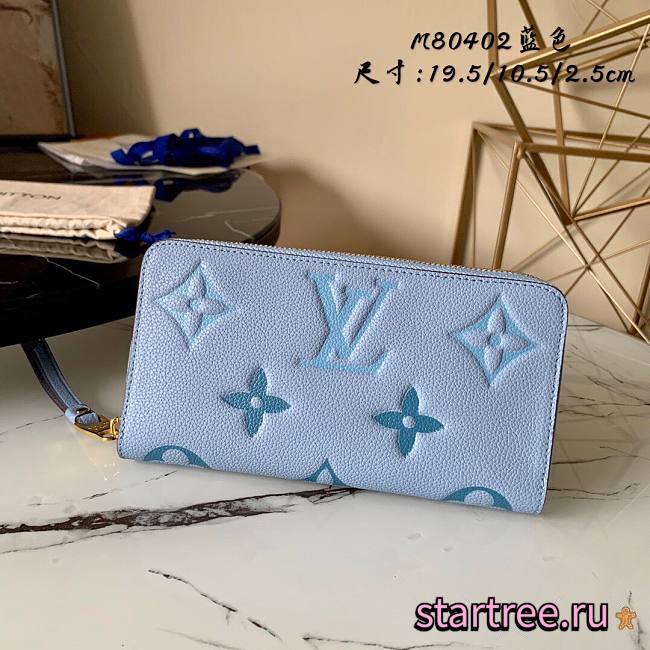 Louis Vuitton | Zippy Wallet Blue - M80403 - 19.5x10.5x2.5cm - 1