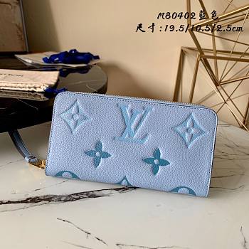 Louis Vuitton | Zippy Wallet Blue - M80403 - 19.5x10.5x2.5cm