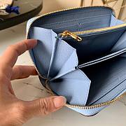 Louis Vuitton | Zippy Wallet Blue - M80403 - 19.5x10.5x2.5cm - 6
