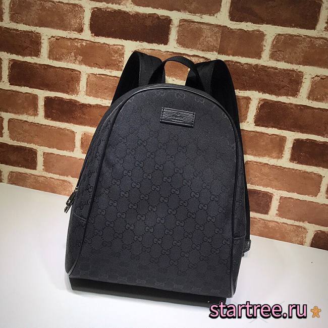 Gucci | GG Canvas Backpack Black - 449906 - 30x35x13cm - 1