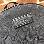Gucci | GG Canvas Backpack Black - 449906 - 30x35x13cm - 6