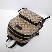 Gucci | GG Supreme Bee Backpack - 427042 - 25x32x11cm - 2
