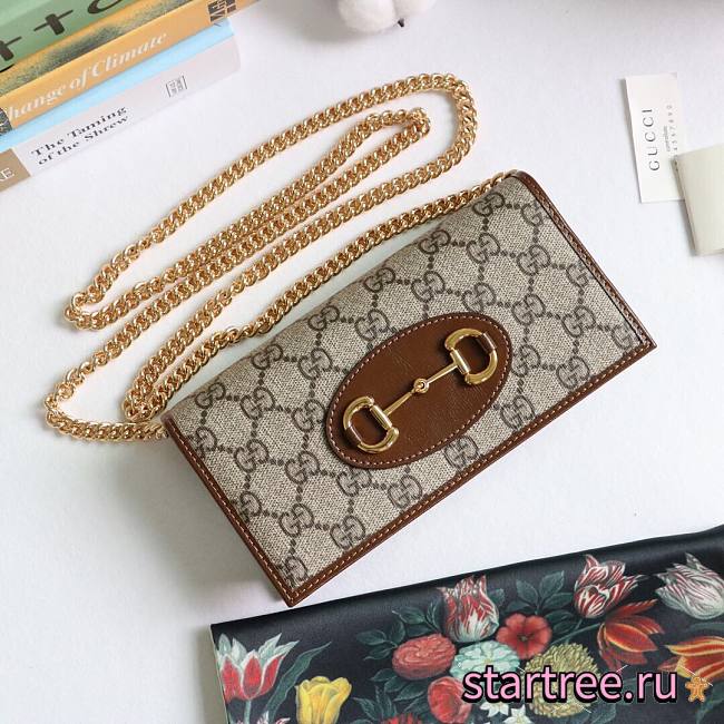 GUCCI | Horsebit 1955 Wallet With Chain - 621892 - 19x10x4cm - 1