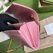 Gucci | Jackie 1961 Chain Wallet Pink - 652681 - 19x10x3.5cm - 3