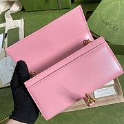 Gucci | Jackie 1961 Chain Wallet Pink - 652681 - 19x10x3.5cm - 4