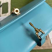 Gucci | Jackie 1961 Chain Wallet Blue - 652681 - 19x10x3.5cm - 2