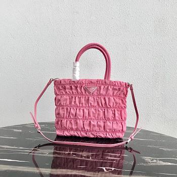 PRADA | Pink Nylon Tote - 1BG321 - 30x9x23cm