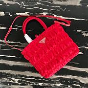 PRADA | Red Nylon Tote - 1BG321 - 30x9x23cm - 4