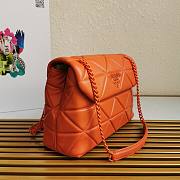 PRADA | Large Nappa Leather Spectrum Orange Bag - 1BD231 - 27x18.5x9cm - 2