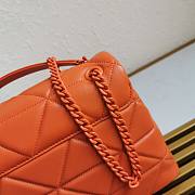 PRADA | Large Nappa Leather Spectrum Orange Bag - 1BD231 - 27x18.5x9cm - 4