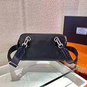 PRADA | Re-Nylon and leather shoulder bag - 2VH130 - 22x14x3.5cm - 6