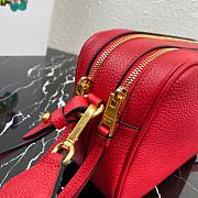 PRADA | Red D Leather Cross-Body Bag - 1BH082 - 22x15x9cm - 2