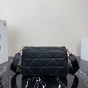 PRADA | Black System nappa leather patchwork bag - 1BD291 - 28x18x7.5cm - 4