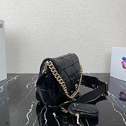 PRADA | Black System nappa leather patchwork bag - 1BD291 - 28x18x7.5cm - 6