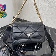 PRADA | Black System nappa leather patchwork bag - 1BD291 - 28x18x7.5cm - 5