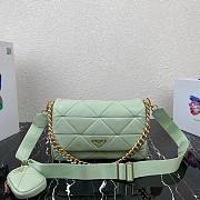 PRADA | Mint System nappa leather patchwork bag - 1BD291 - 28x18x7.5cm - 1