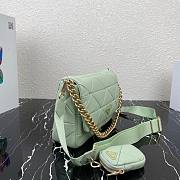 PRADA | Mint System nappa leather patchwork bag - 1BD291 - 28x18x7.5cm - 5