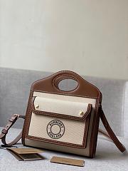 BURBERRY | Mini Brown Logo Pocket Bag - 23x7x18cm - 1