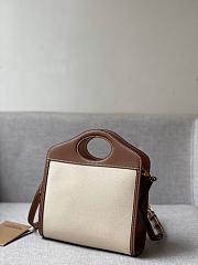 BURBERRY | Mini Brown Logo Pocket Bag - 23x7x18cm - 4