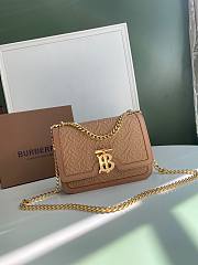 BURBERRY | Small Quilted Monogram Lambskin TB Bag - 21 x 6 x 16cm - 1