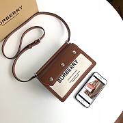 BURBERRY | Mini Horseferry Print Title Bag - 19 x 5 x 15cm - 1