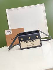 BURBERRY | Mini Black Horseferry Print Title Bag - 19 x 5 x 15cm - 1