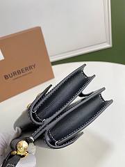 BURBERRY | Mini Black Horseferry Print Title Bag - 19 x 5 x 15cm - 6