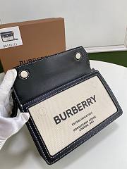 BURBERRY | Mini Black Horseferry Print Title Bag - 19 x 5 x 15cm - 5