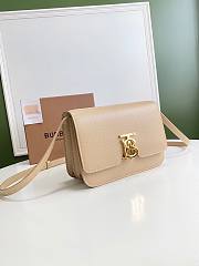 BURBERRY | Small Grainy Leather TB Bag - 21 x 6 x 16cm - 4