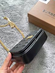 BURBERRY | Mini Black Quilted Lambskin Lola Bag - 17 x 3.5 x 10cm - 2