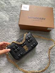 BURBERRY | Mini Black Quilted Lambskin Lola Bag - 17 x 3.5 x 10cm - 5