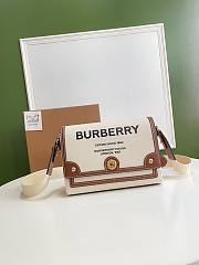 BURBERRY | Horseferry print canvas note crossbody bag - 25 x 8.5 x 18cm - 1