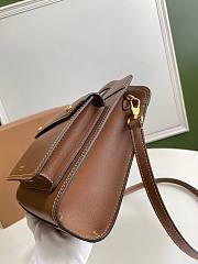 BURBERRY | Mini Topstitched Leather Pocket Bag - 23 x 6 x 26.5cm - 2