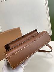 BURBERRY | Mini Topstitched Leather Pocket Bag - 23 x 6 x 26.5cm - 3