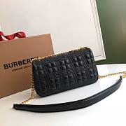 BURBERRY | Small Black Quilted Lambskin Lola Bag - 23 x 13 x 6cm - 4