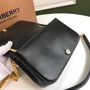 BURBERRY | Small Black Quilted Lambskin Lola Bag - 23 x 13 x 6cm - 2