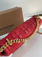 BURBERRY | Small Red Quilted Lambskin Lola Bag - 23 x 13 x 6cm - 3