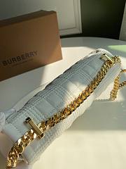BURBERRY | Small White Quilted Lambskin Lola Bag - 23 x 13 x 6cm - 2
