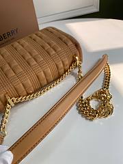 BURBERRY | Small Camel Quilted Lambskin Lola Bag - 23 x 13 x 6cm - 4