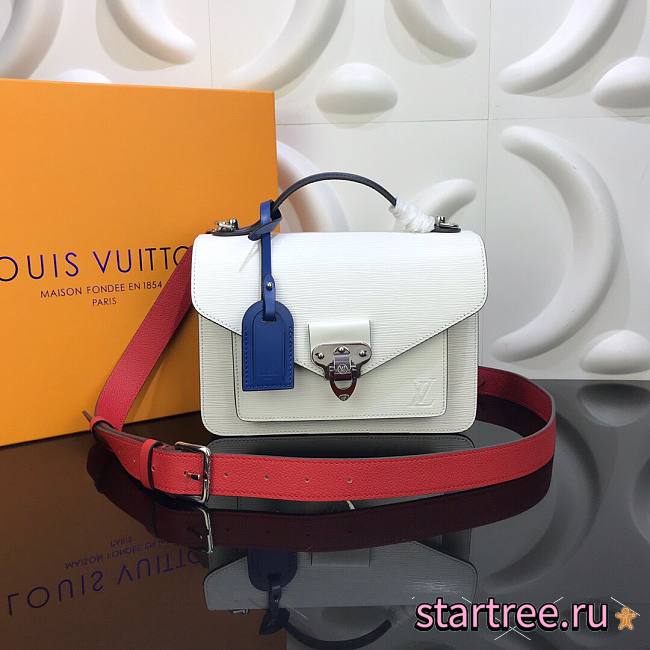 Louis Vuitton | Neo Monceau White Epi - M55392 - 22x18x9cm - 1