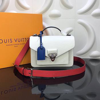 Louis Vuitton | Neo Monceau White Epi - M55392 - 22x18x9cm