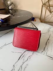 LOUIS VUITTON | Zippy Coin Purse Red - M60152 - 11 x 8.5 x 2 cm - 4