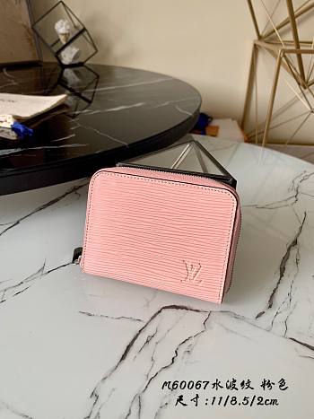 LOUIS VUITTON | Zippy Coin Purse Pink - M60152 - 11 x 8.5 x 2 cm