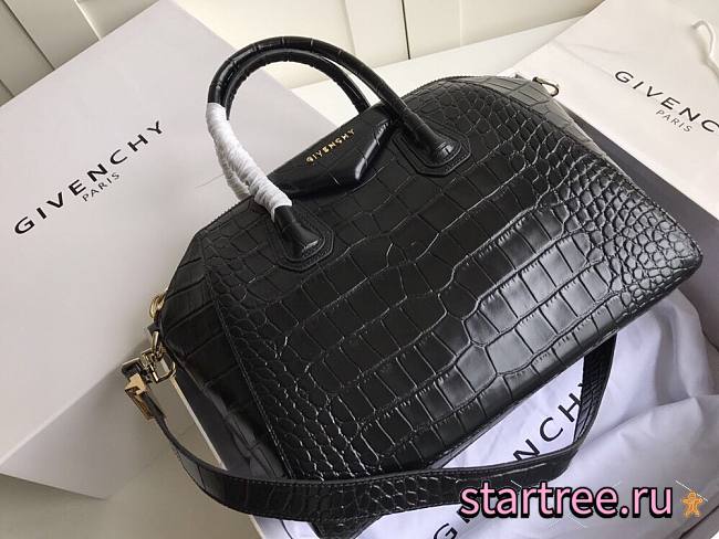 GIVENCHY | Mini Antigona Bag In Crocodile - BB500J - 28x19x13cm - 1