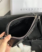 GIVENCHY | Antigona Nano Black Bag In Grained Leather -  BBU017 - 18X13X7cm - 4