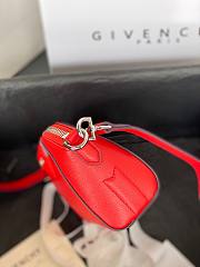 GIVENCHY | Antigona Nano Red Bag In Grained Leather -  BBU017 - 18X13X7cm - 6