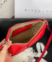 GIVENCHY | Antigona Nano Red Bag In Grained Leather -  BBU017 - 18X13X7cm - 4