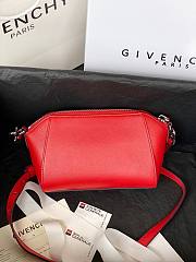 GIVENCHY | Antigona Nano Red Bag In Grained Leather -  BBU017 - 18X13X7cm - 3